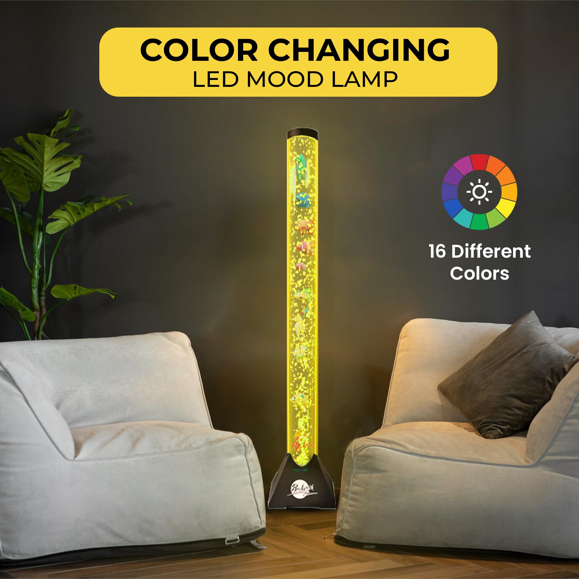 Brewish bubble tube lamp remote control for effortless color and mode changes