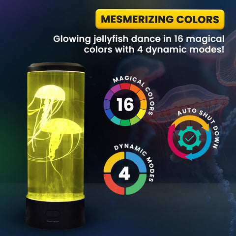 Brewish Jellyfish Lamp offers 16 color options to suit any mood.