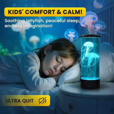 Brewish Jellyfish Lamp features 4 modes for dynamic undersea ambience.