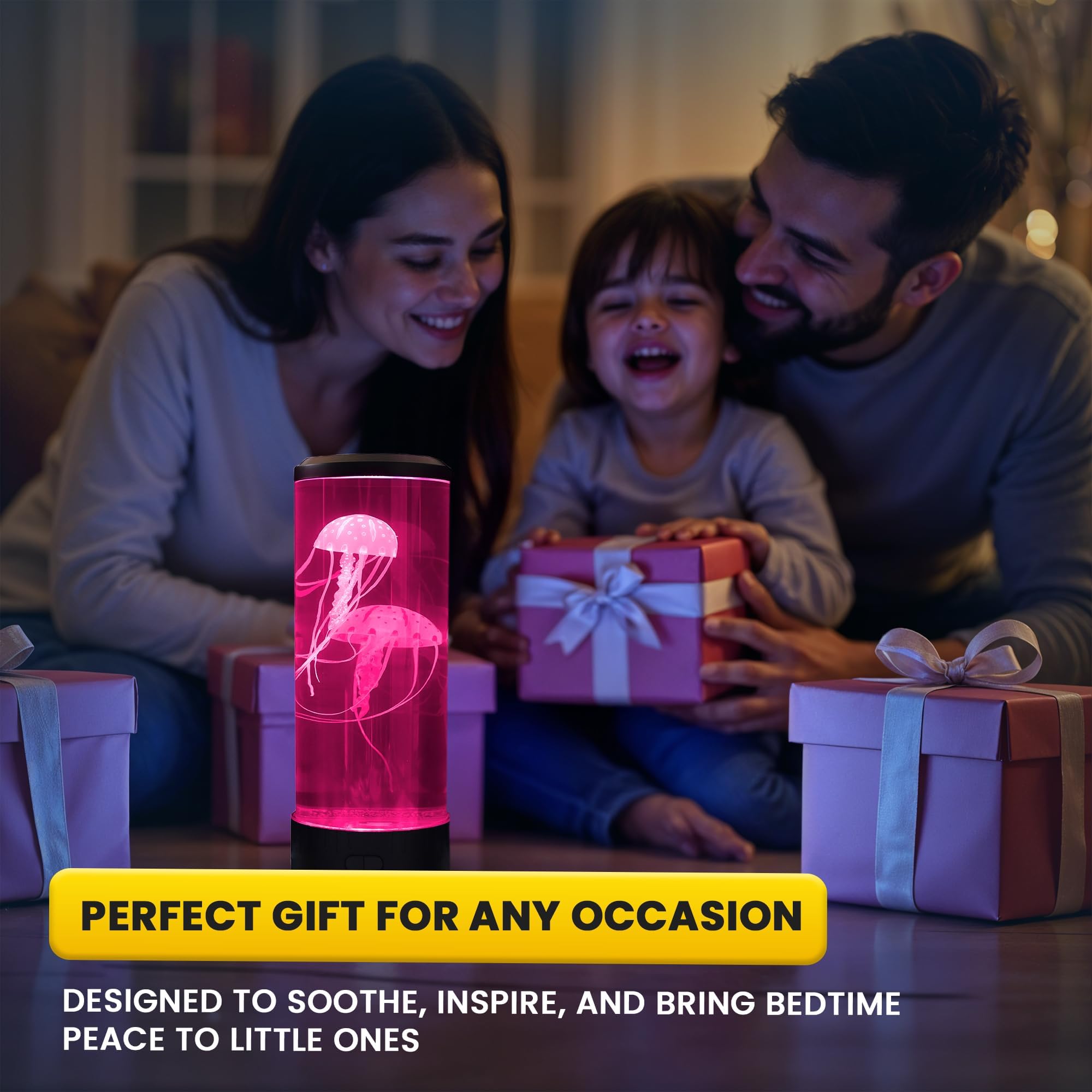 Brewish Jellyfish Lamp offers a sensory, engaging visual experience.