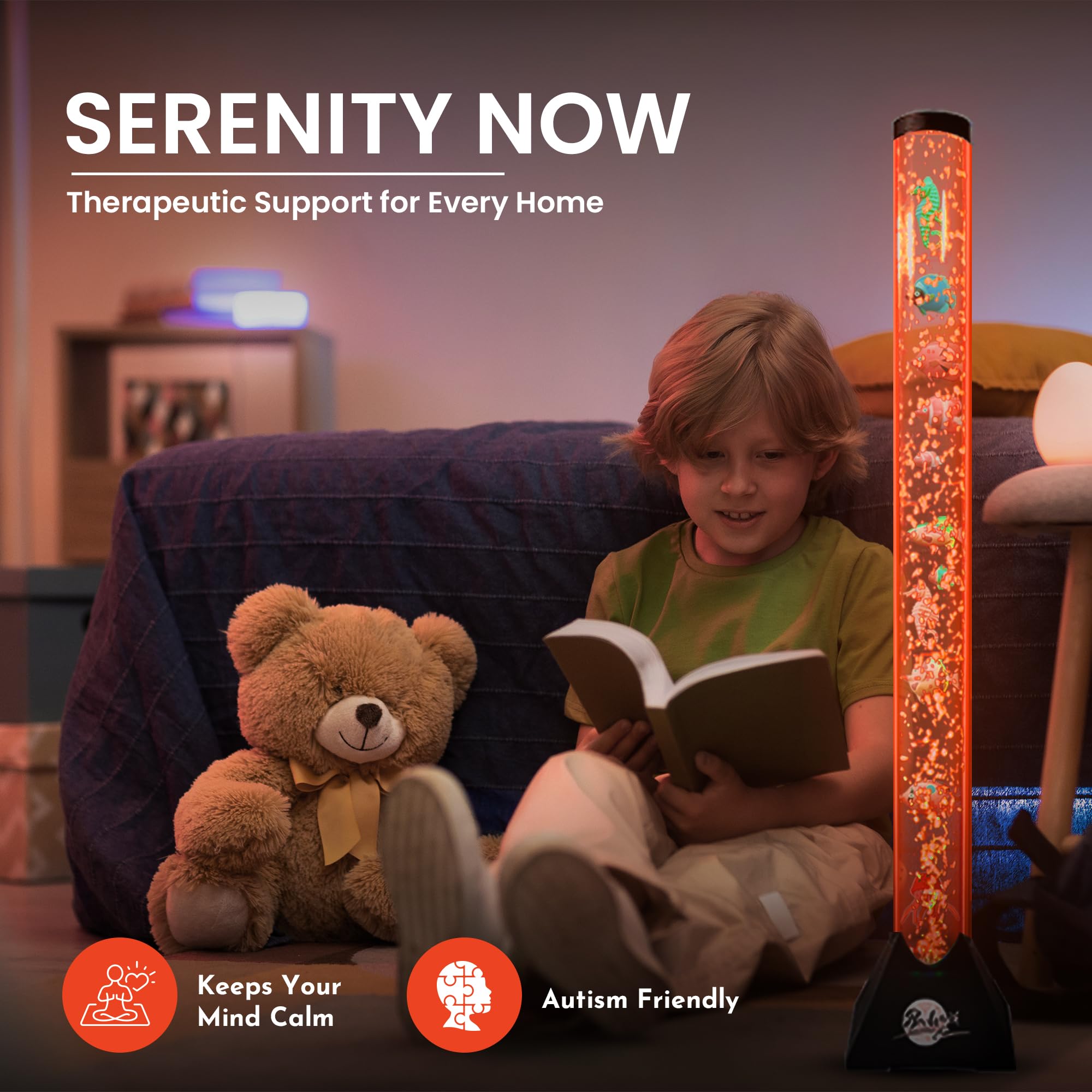 Brewish kids night light friendly floor lamp for bedtime routines
