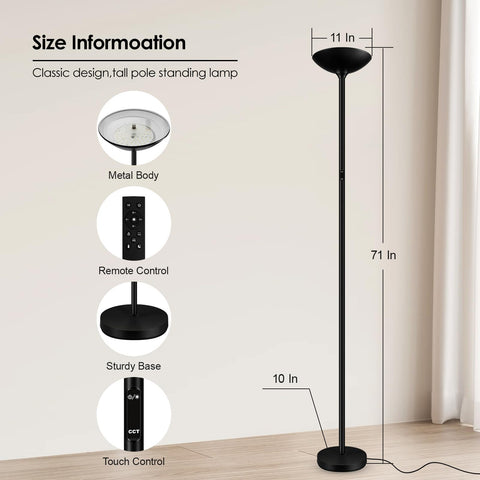 Bricosmocon color temperature range from warm to cool whites (2700K–6500K).