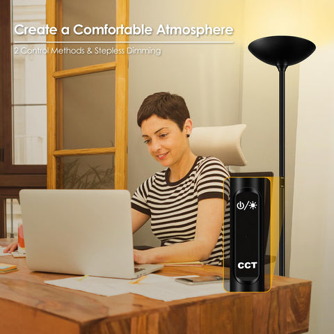 Bricosmocon sturdy 10-inch base provides stability for busy spaces.