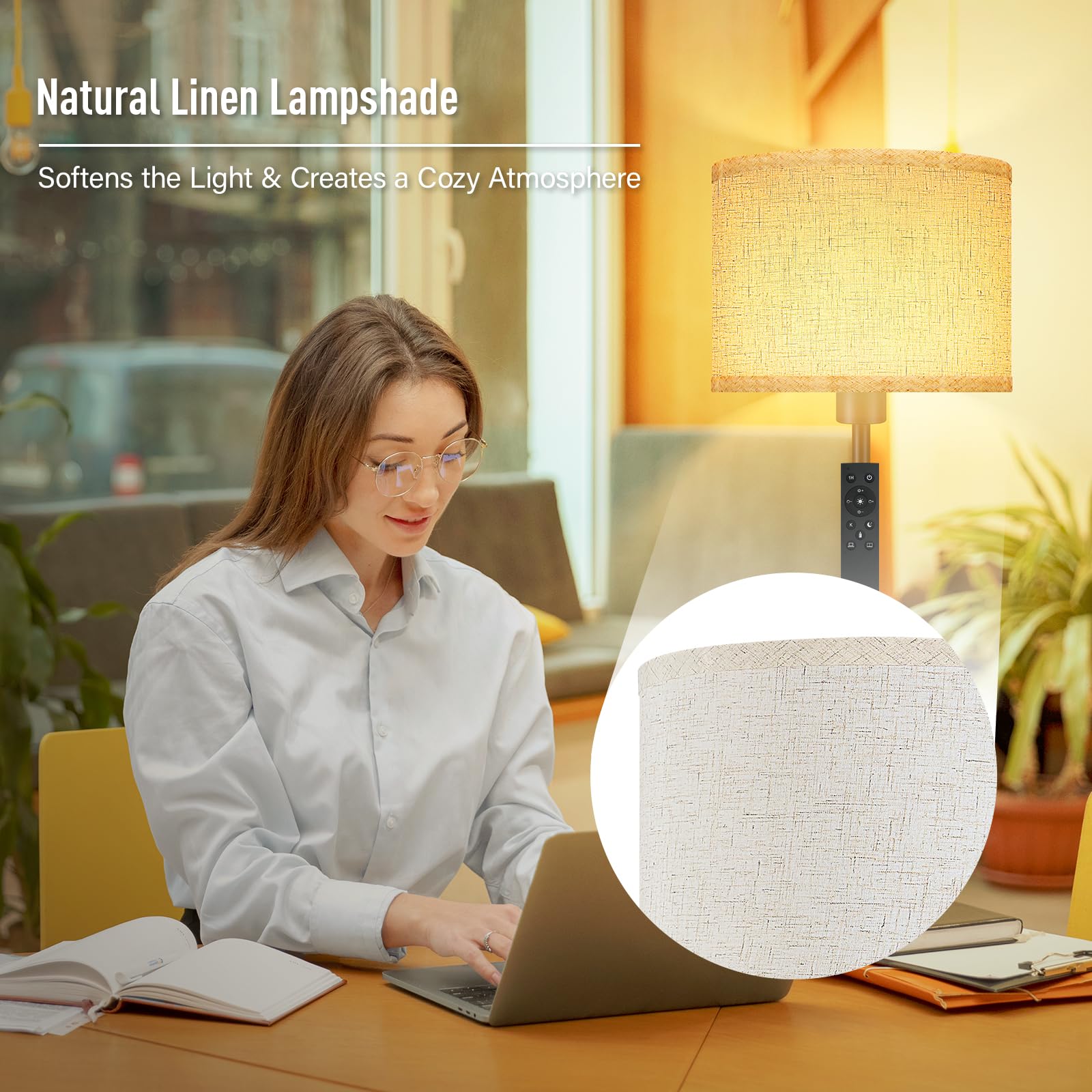 Bricosmocon easy-assembly floor lamp ready in minutes
