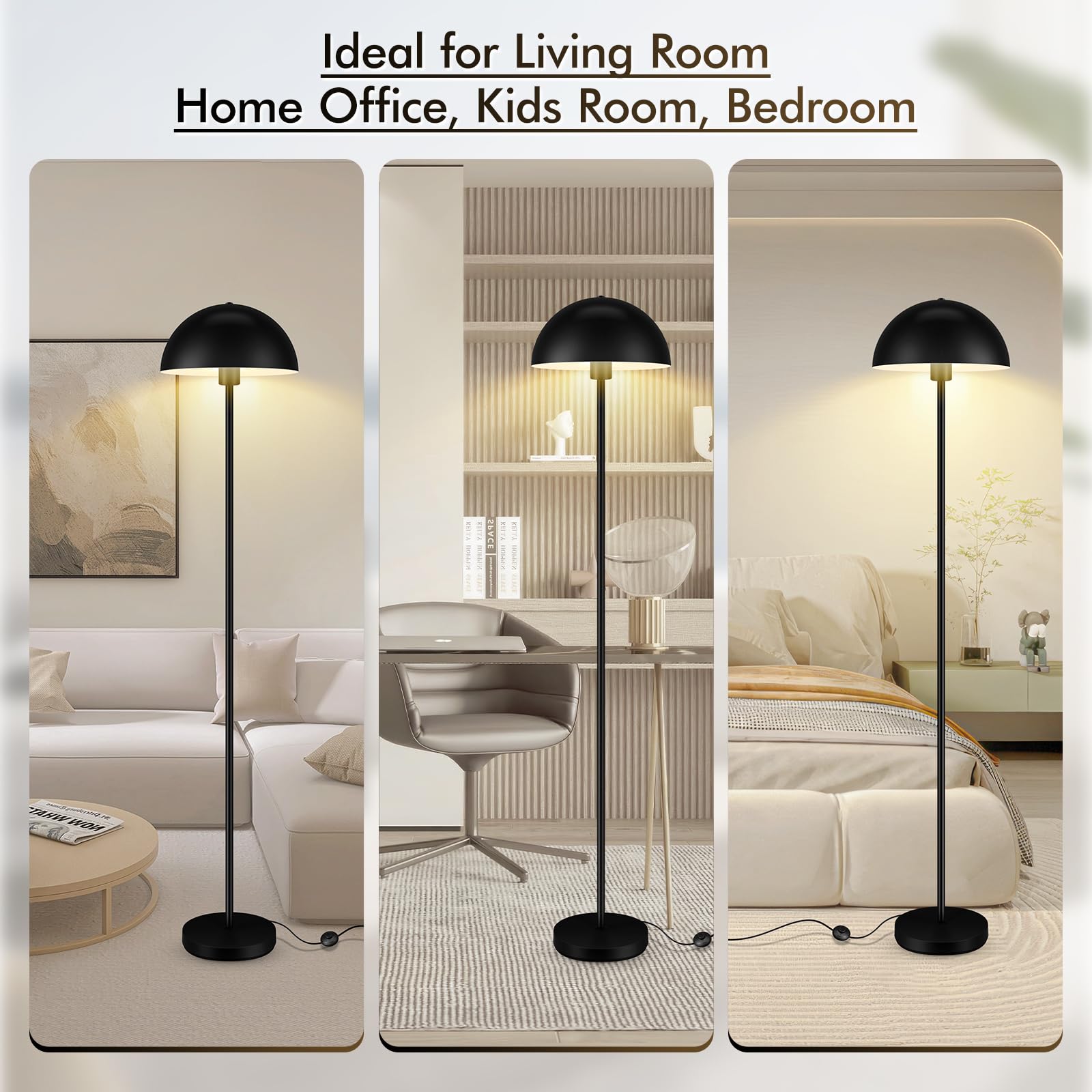 Bricosmocon metal base provides sturdy support for everyday use.
