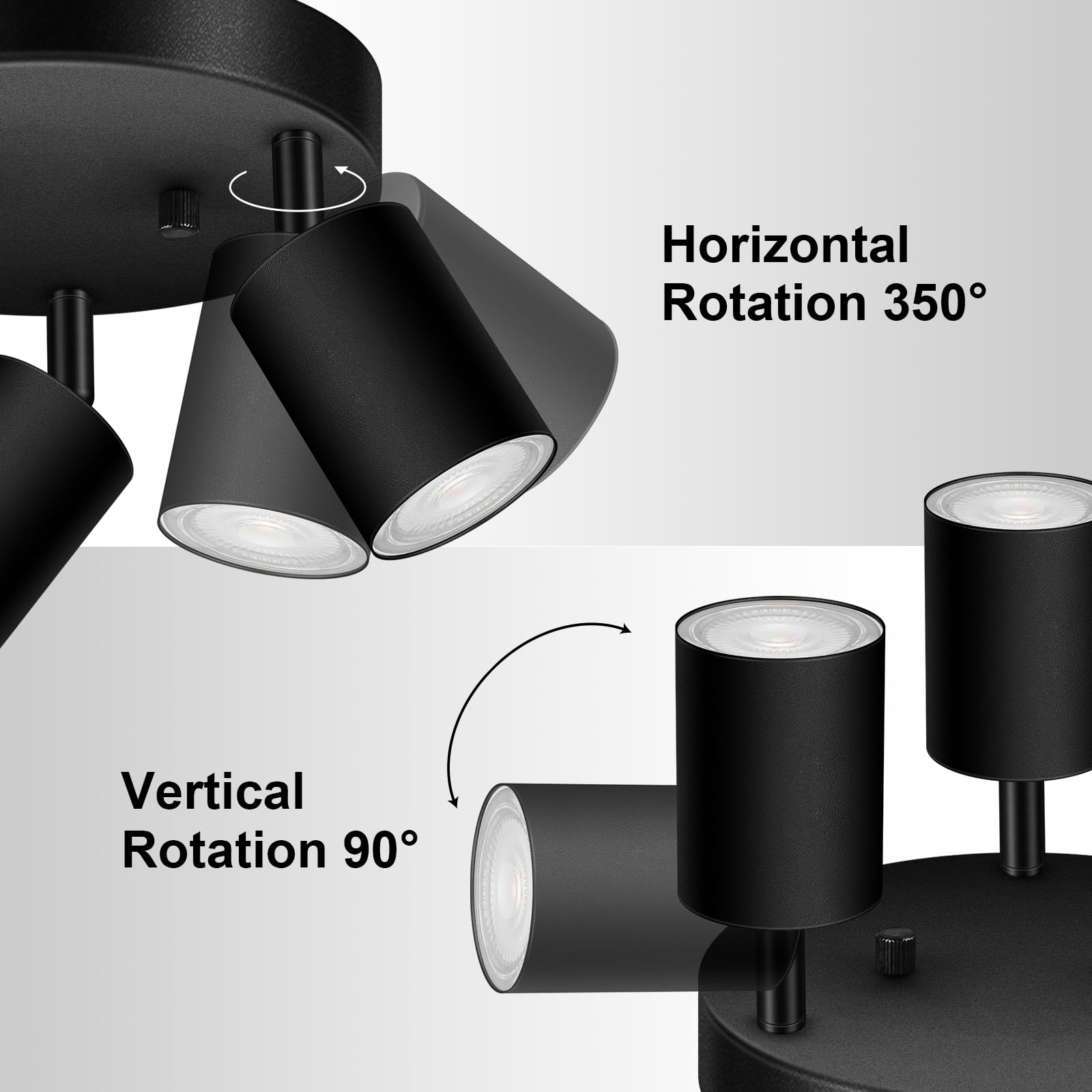 Bricosmocon GU10 base supports LED, RGB, and halogen bulbs for flexibility.