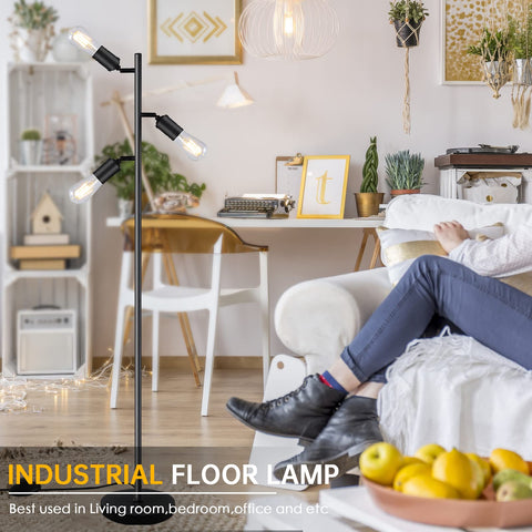 Bricosmocon living room corner light setup for versatile illumination
