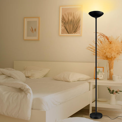 Bricosmocon smart-home ready floor lamp compatible with home automation devices.