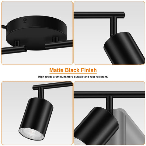 Bricosmocon UL-certified plug-in ceiling light for safe use.