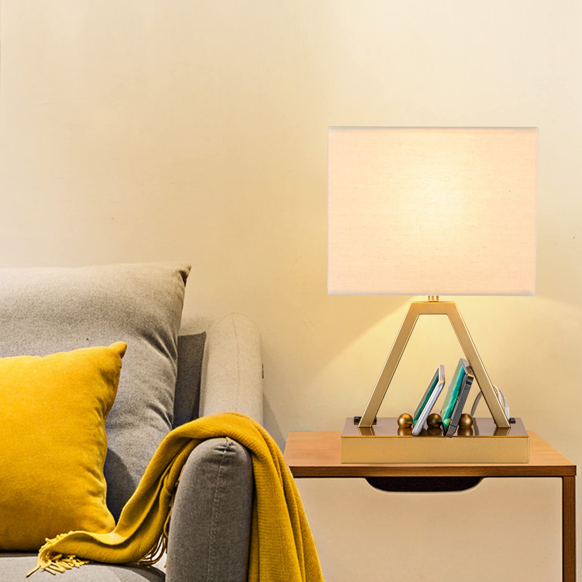 Briever lamp shows the 937W AC outlet to power multiple devices.