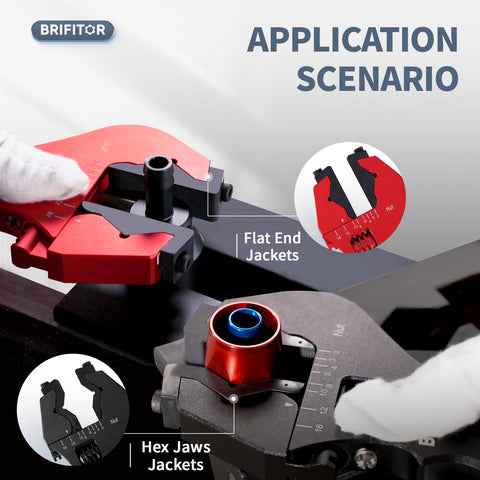 BRIFITOR 6061-T6 aluminum body offers lightweight durability