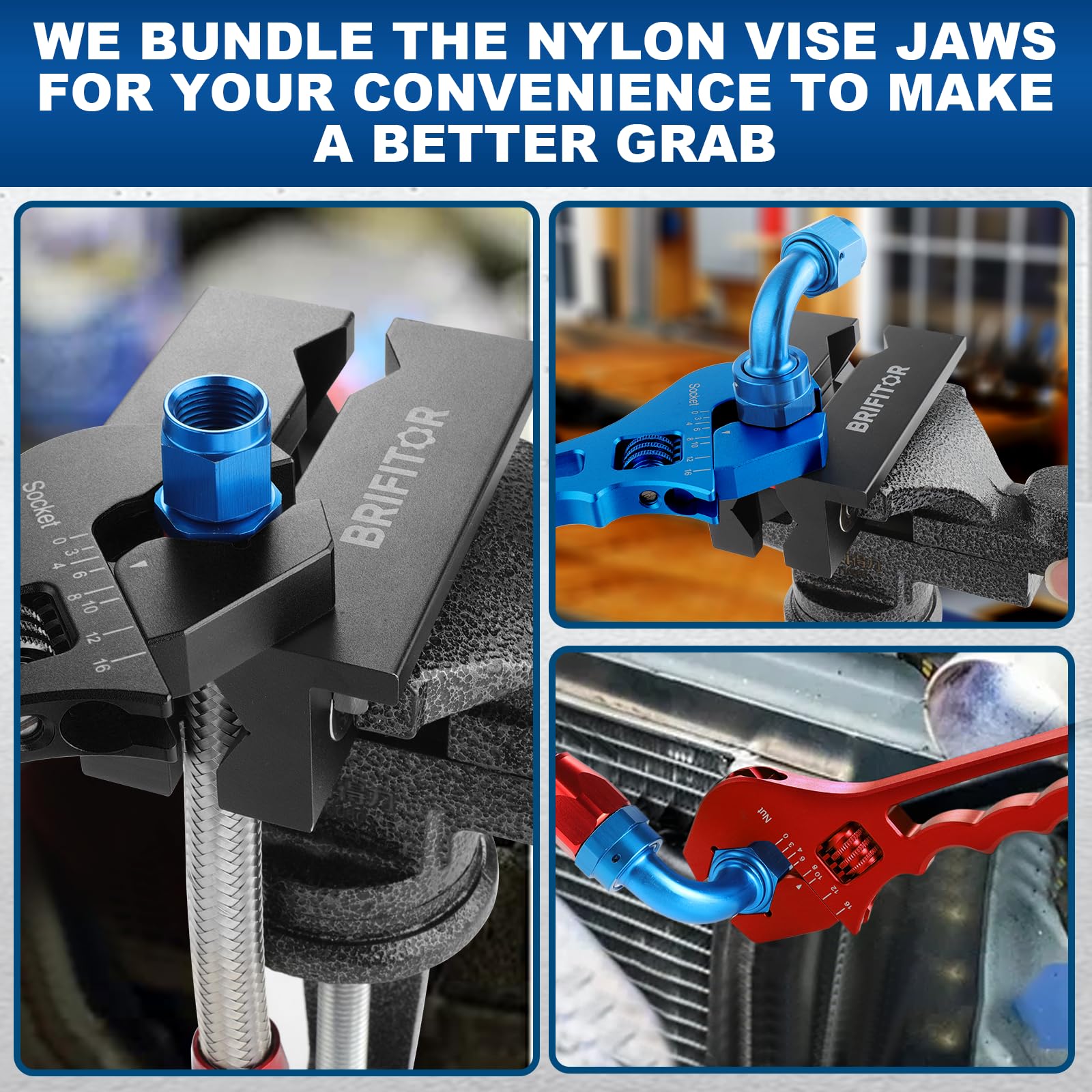 BRIFITOR wrench is lightweight yet sturdy for daily use.