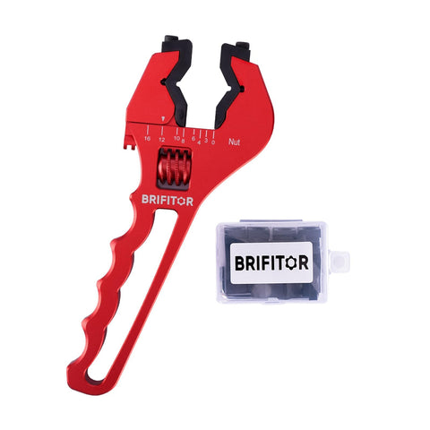 BRIFITOR AN Fittings Wrench with hex clamp grips hex fittings securely