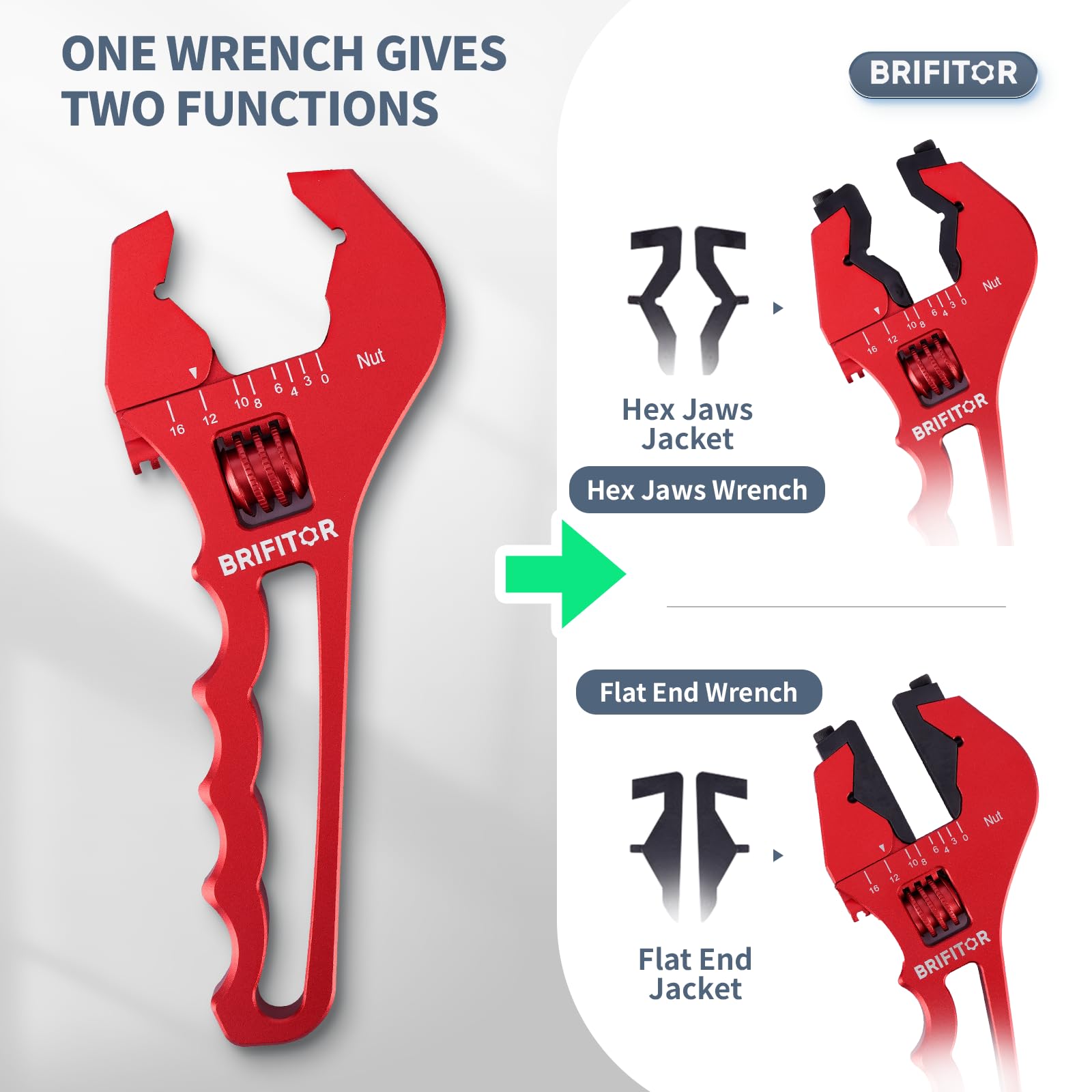 BRIFITOR replaceable jaw protectors prevent scratches during use