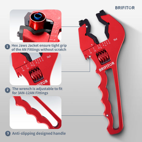BRIFITOR scratch-free clamps shield fittings while locking