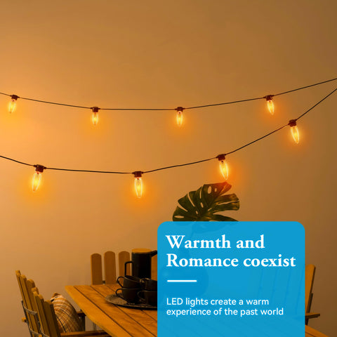 Long-lasting Brighfivey amber bulb endures up to 25,000 hours