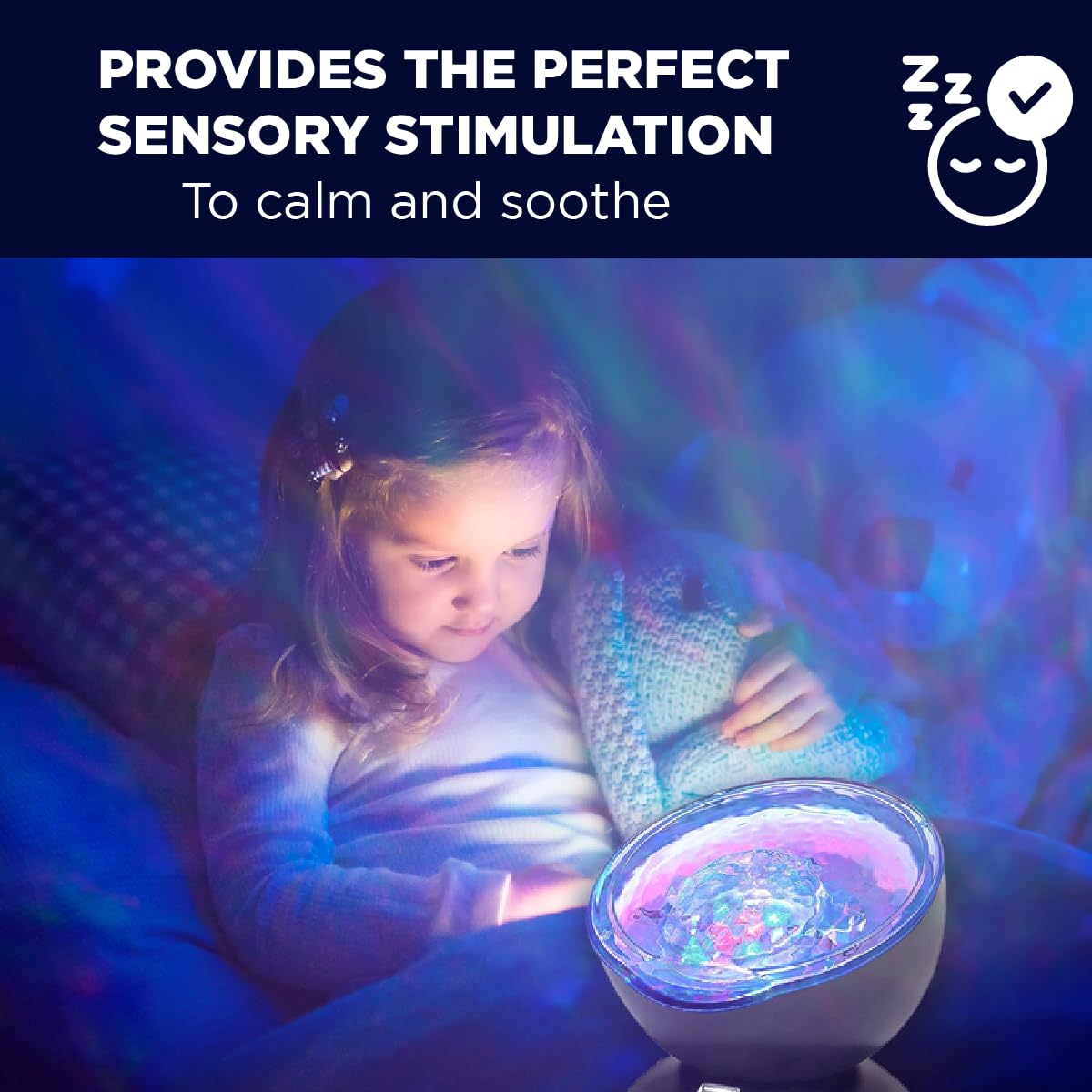 Bright Autism built-in lullabies offer gentle bedtime melodies.