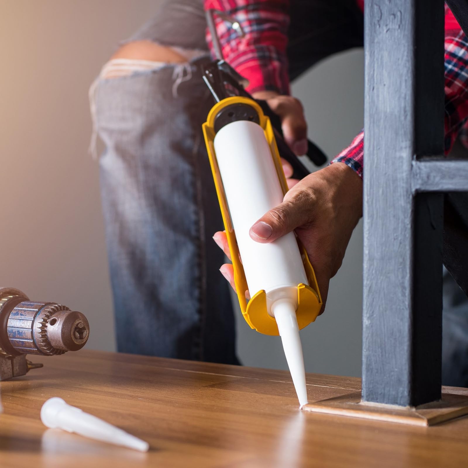 Bright Creations grout dispenser compatibility enables smooth sealant flow.