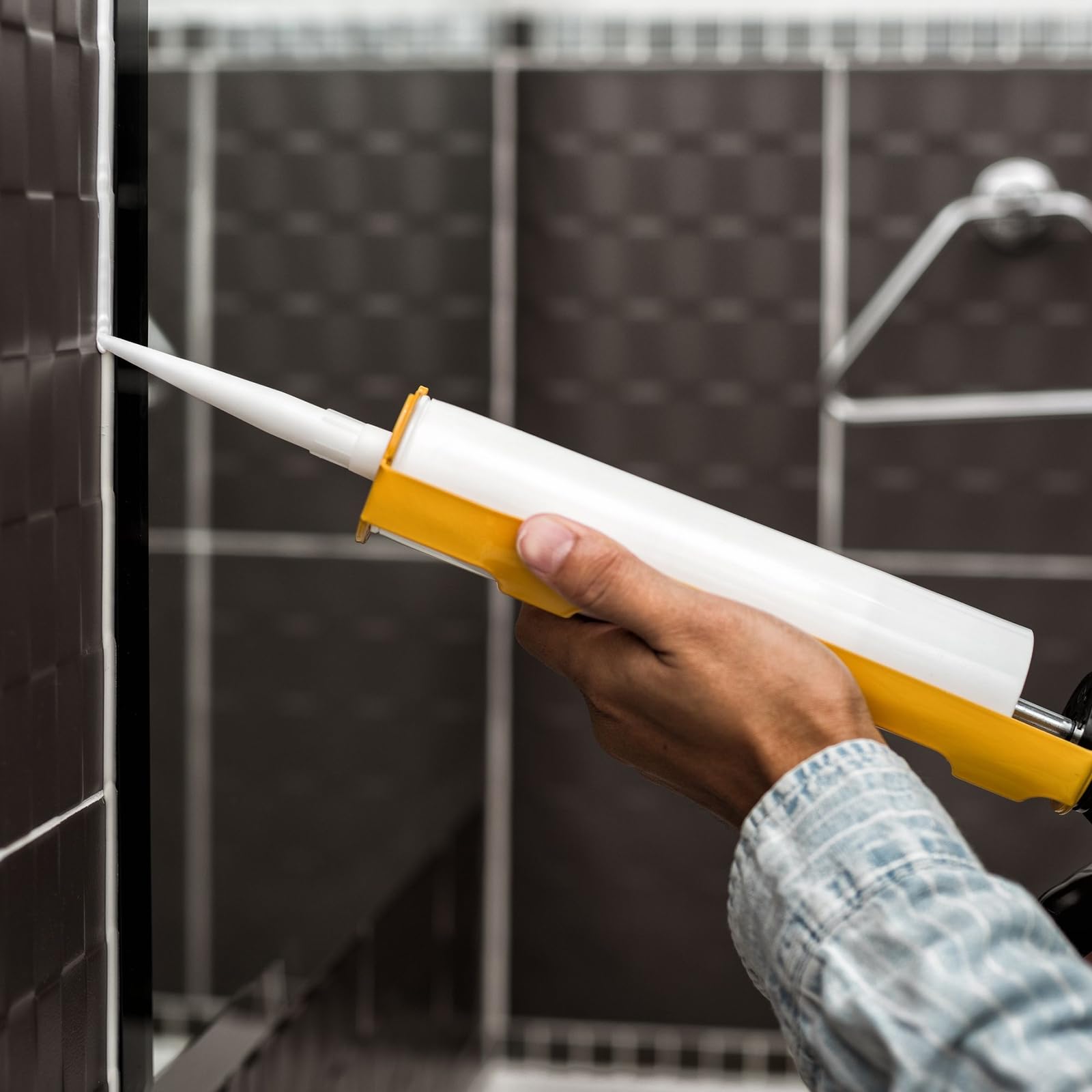 Bright Creations grout sealant tubes used with tile repairs and grout sealing tasks.