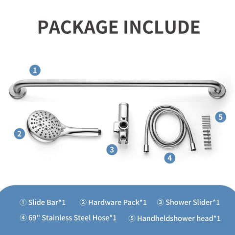 BRIGHT SHOWERS durable set with limited lifetime warranty.