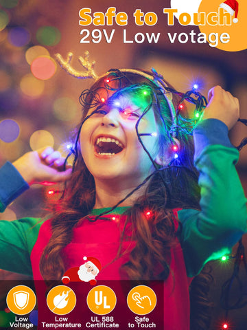 BrightChristmas UL588 certified lights meet safety for outdoor decorating.