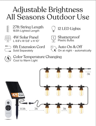 Brightech Ambience Pro 12 bulbs provide a bright, even glow