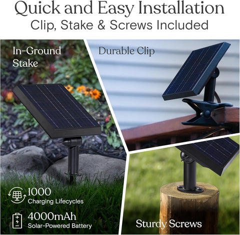 Flexible Brightech Ambience Pro clips and stakes for easy installation