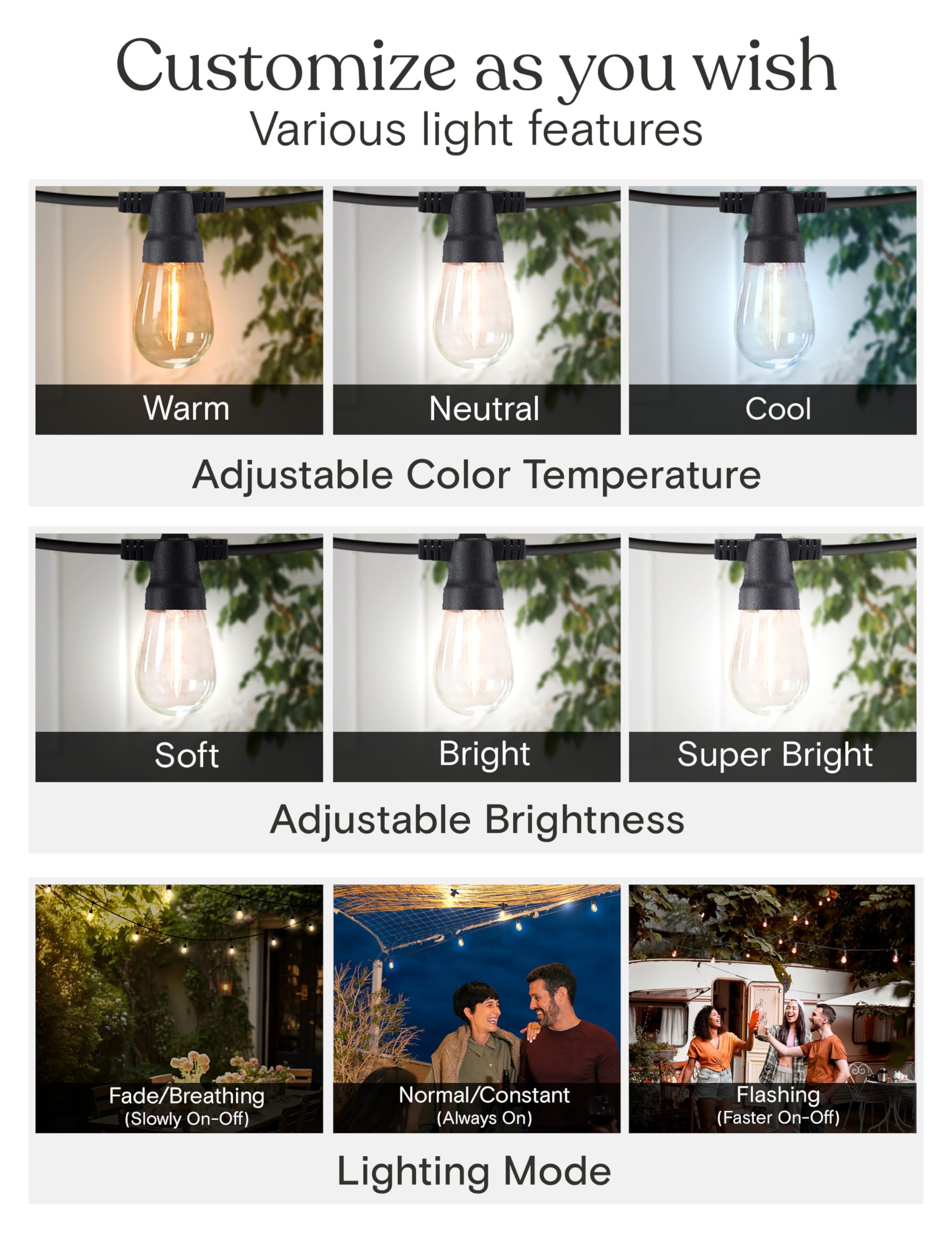Brightech Ambience Pro 6000K cool daylight for tasks outside