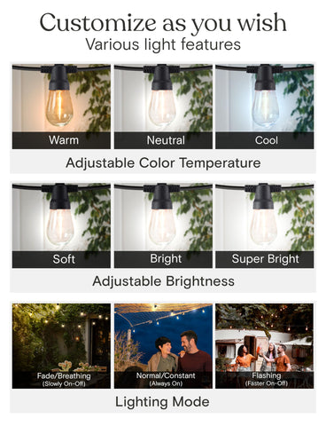 Brightech Ambience Pro 6000K cool daylight for tasks outside