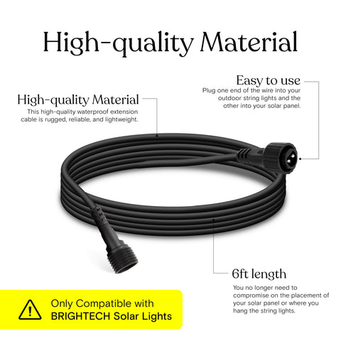 Brightech Ambience Pro outdoor string lights setup for yard and deck.