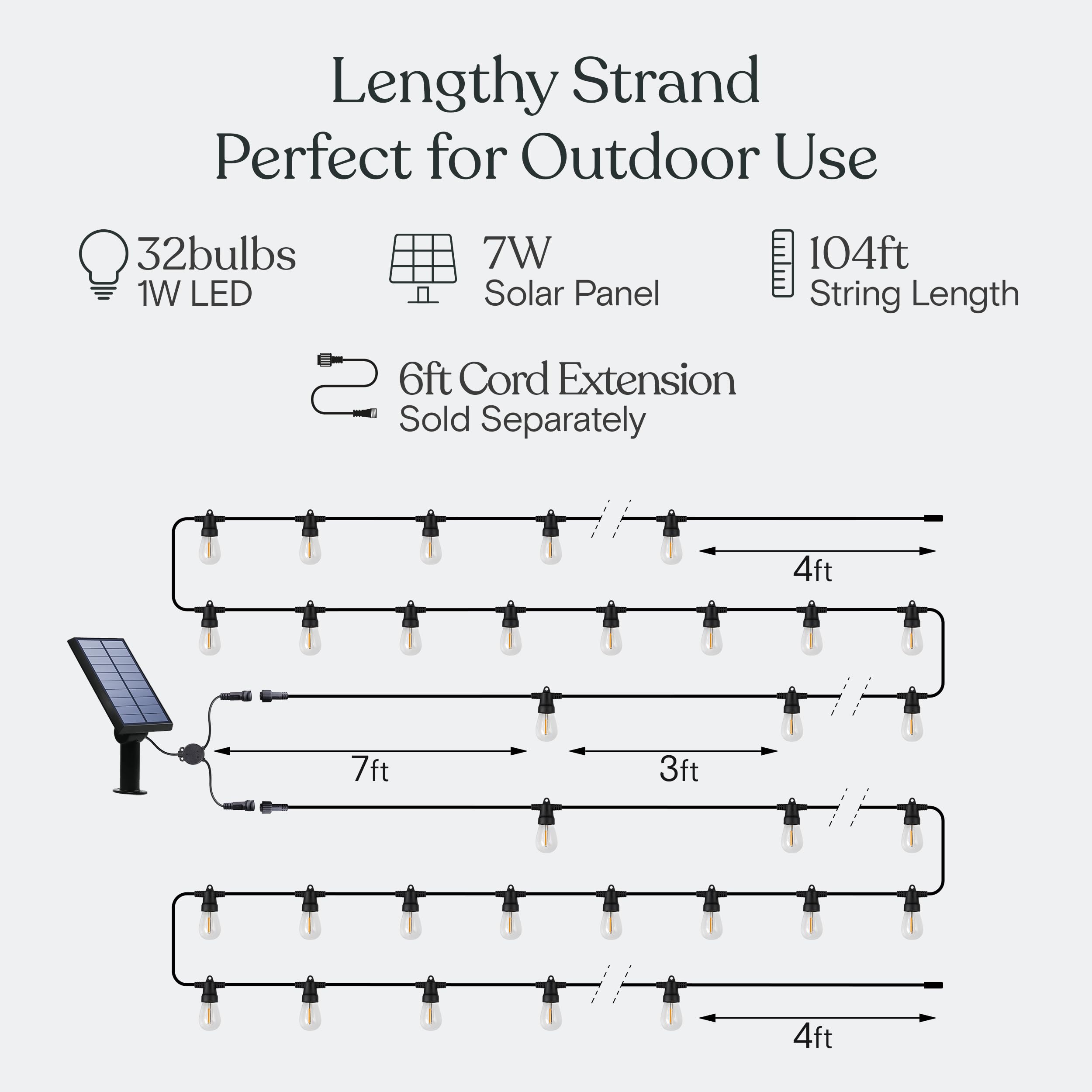 Brightech Ambience Pro solar panel powers lights outdoors without outlets