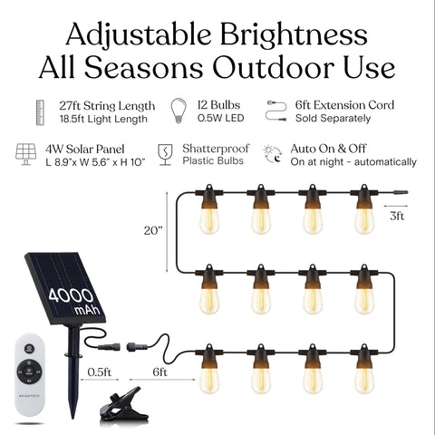 Brightech Ambience Pro waterproof slide switch stays protected during rain.