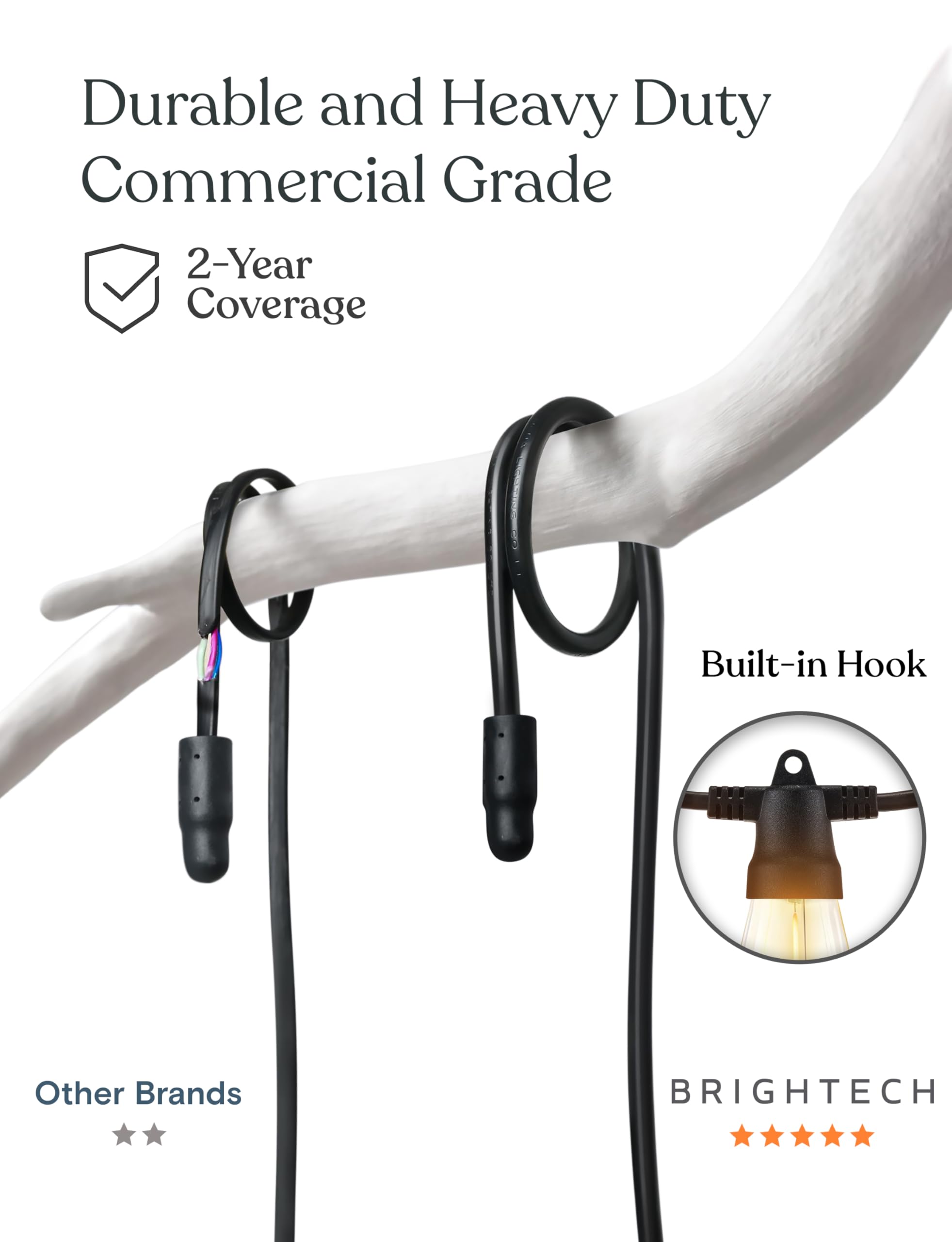Brightech Ambience Pro weatherproof bulbs for year-round outdoor use