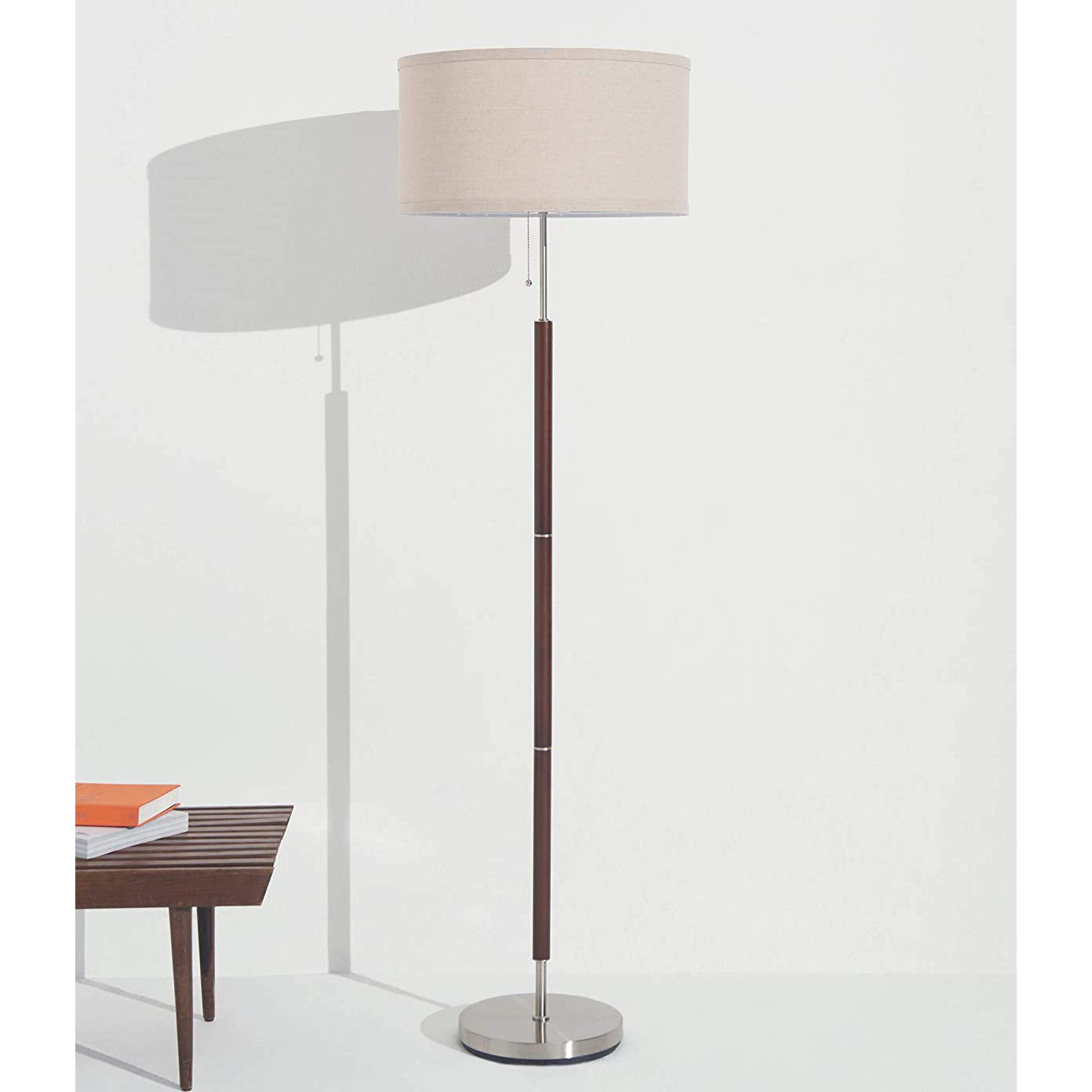 Brightech Carter weighted-base increases stability in busy homes.