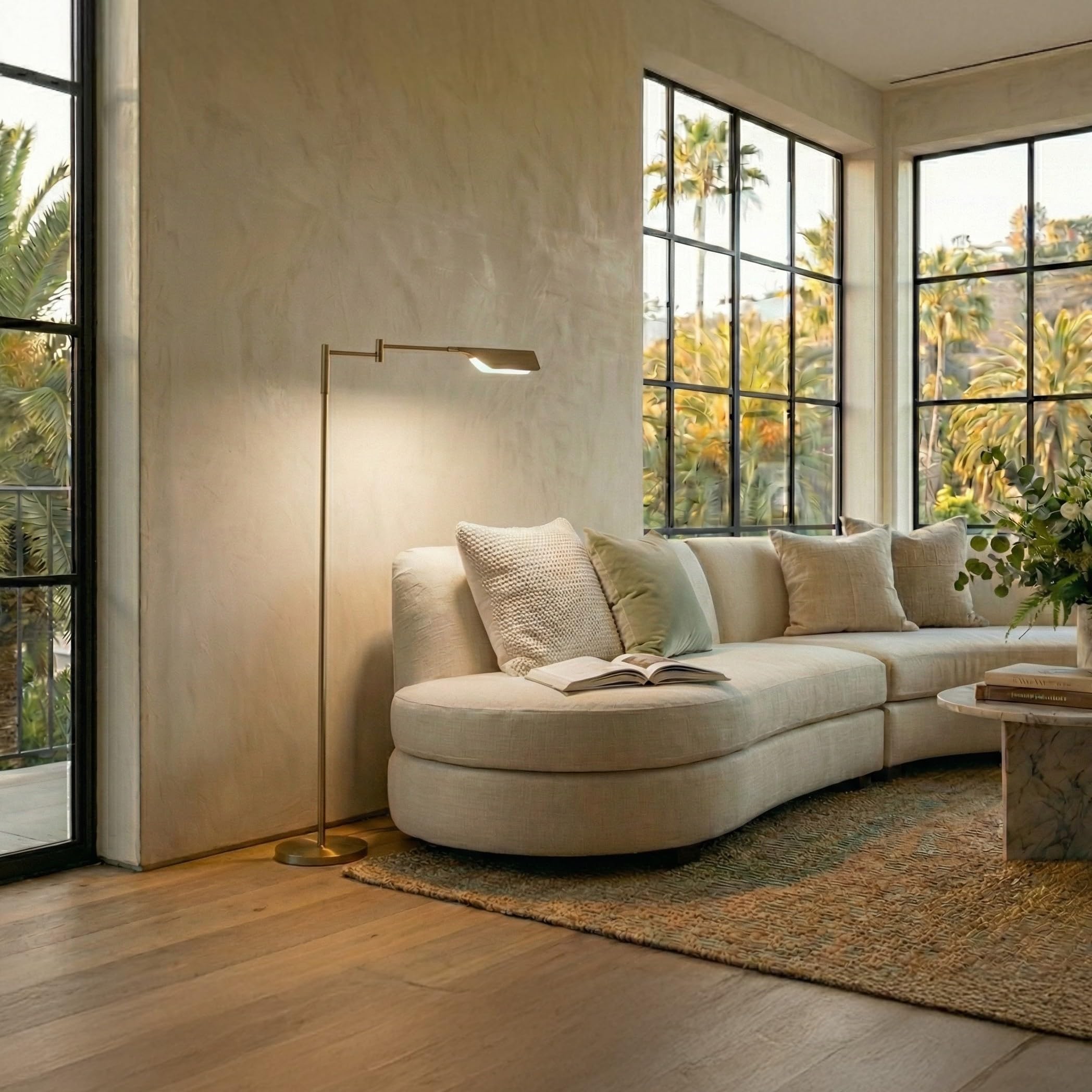 Brightech Leaf swivel head directs light where needed