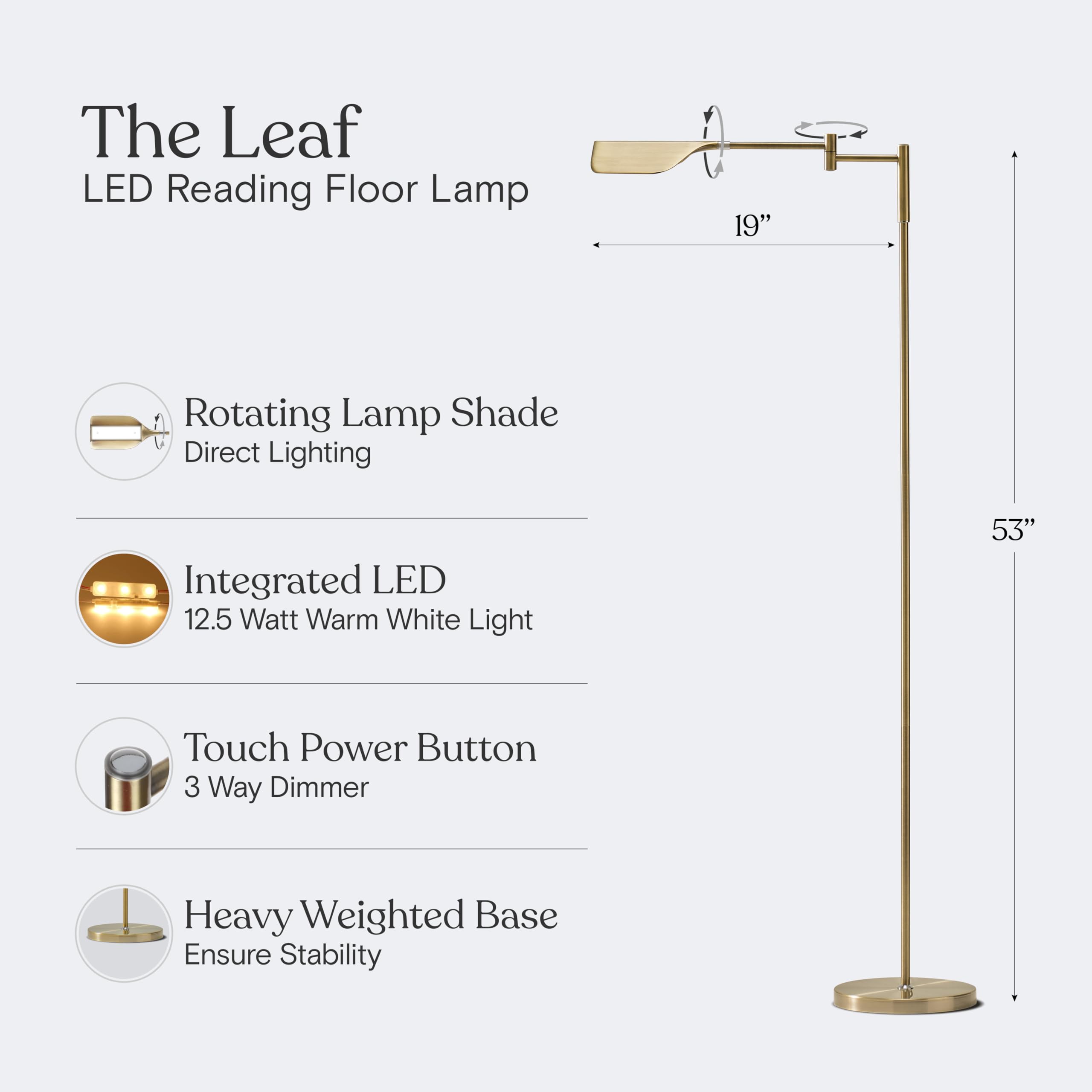 Brightech Leaf LED at 1150 lumens with warm glow