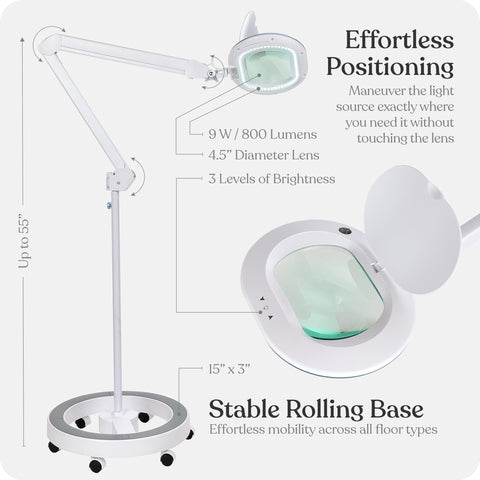 Long 53-inch cord enables flexible placement in workshops.