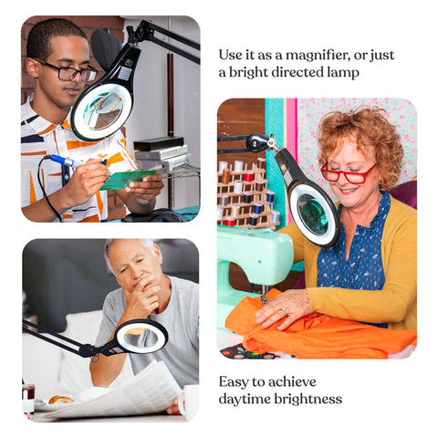 Brightech LightView PRO desk light for crafts and writing.