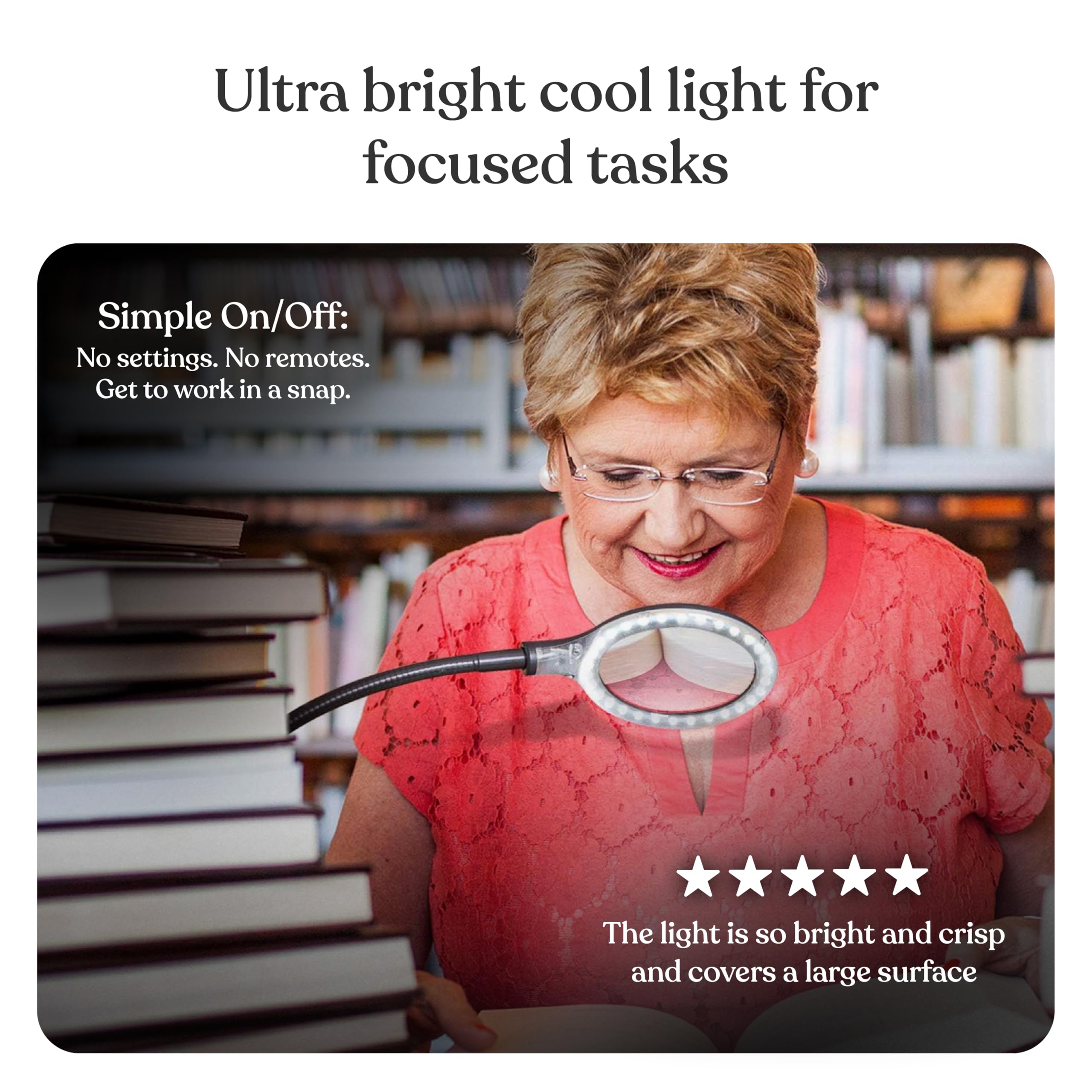 Brightech LightView Pro Flex adjustable arm supports hands-free crafting sessions