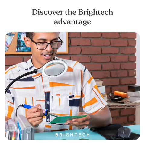 Brightech LightView Pro Flex craft desk lamp for hobbies and model building