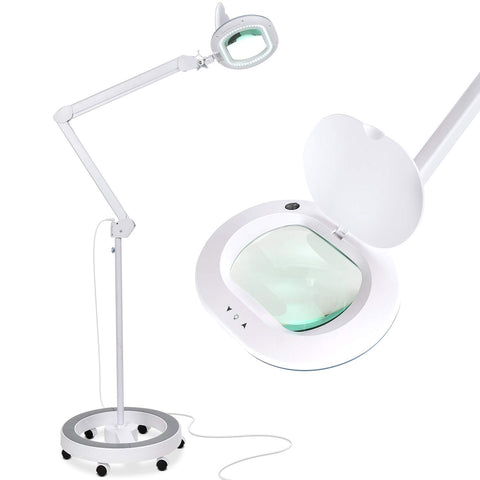 Brightech LightView Pro with lighted magnifying glass for hands-free precision detail work.