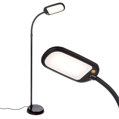 Brightech Litespan Slim with adjustable gooseneck for versatile reading and tasks.