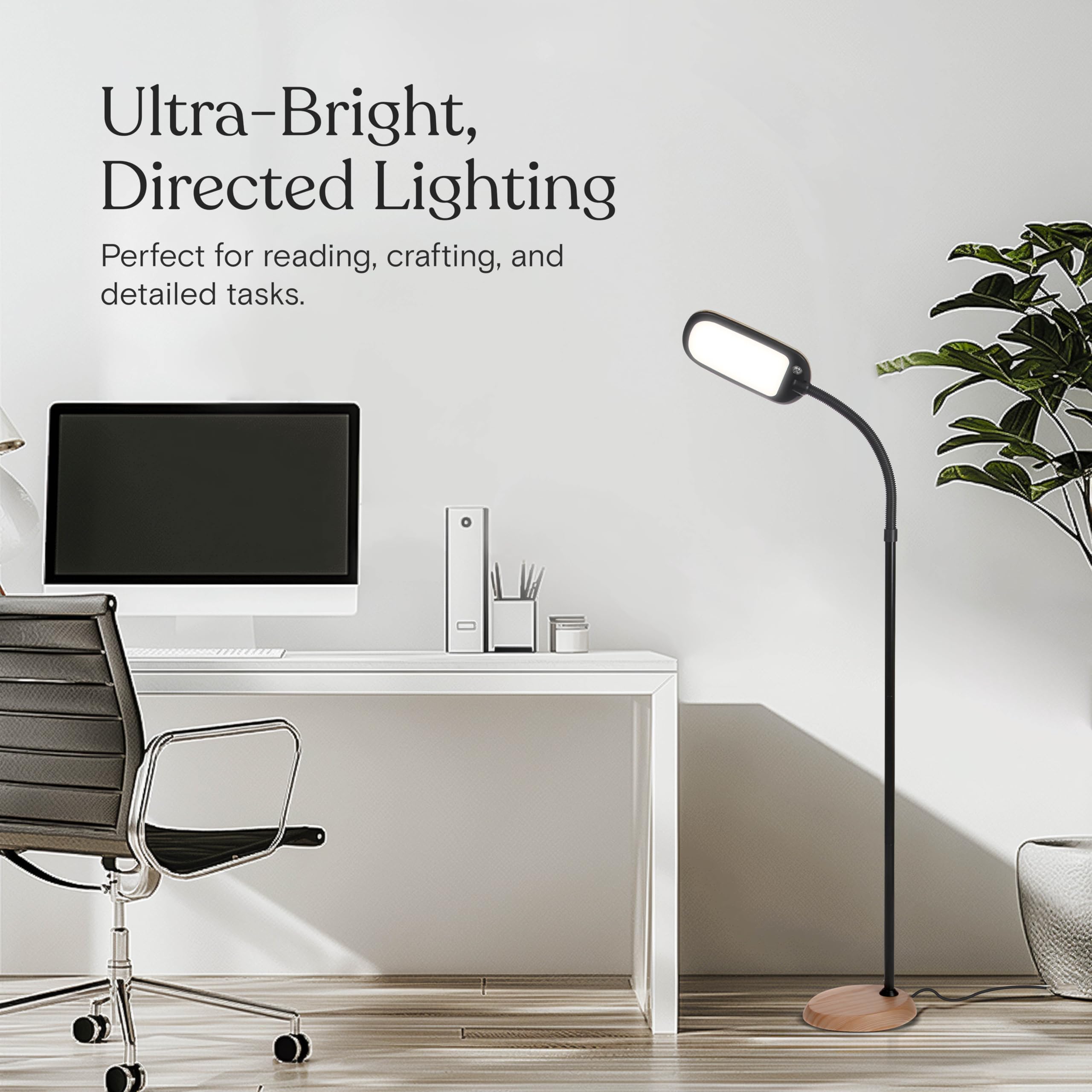 Brightech Litespan Slim dimmer remote offers quick brightness control.