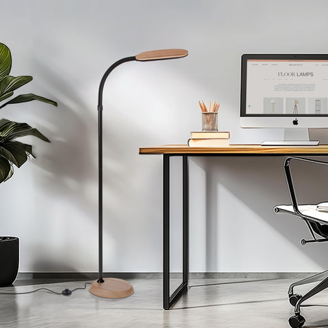 Brightech Litespan Slim gooseneck directs light precisely where needed.