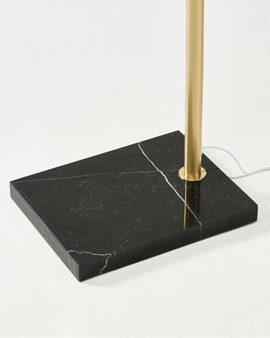 Logan Arc lamp supports versatile decor for modern interiors