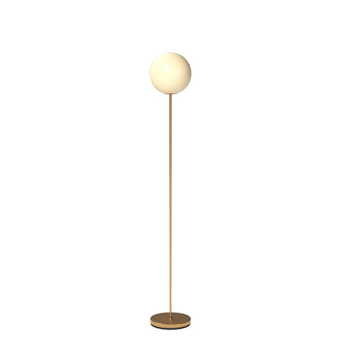Brightech Luna pairs beside a sofa to enhance ambient lighting.