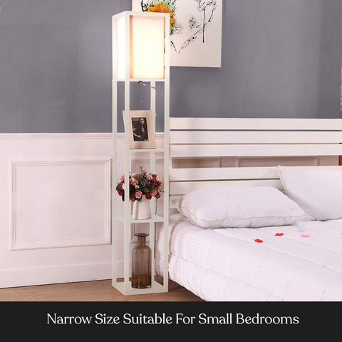 63-inch Brightech Maxwell tall design fits slim spaces without crowding rooms.