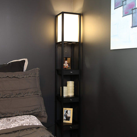 Brightech Maxwell Drawer Edition Alexa compatible control for hands-free lighting.