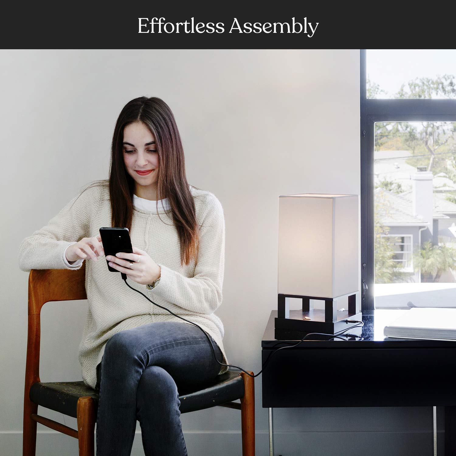 Brightech Maxwell suitable for living room setups with versatile lighting