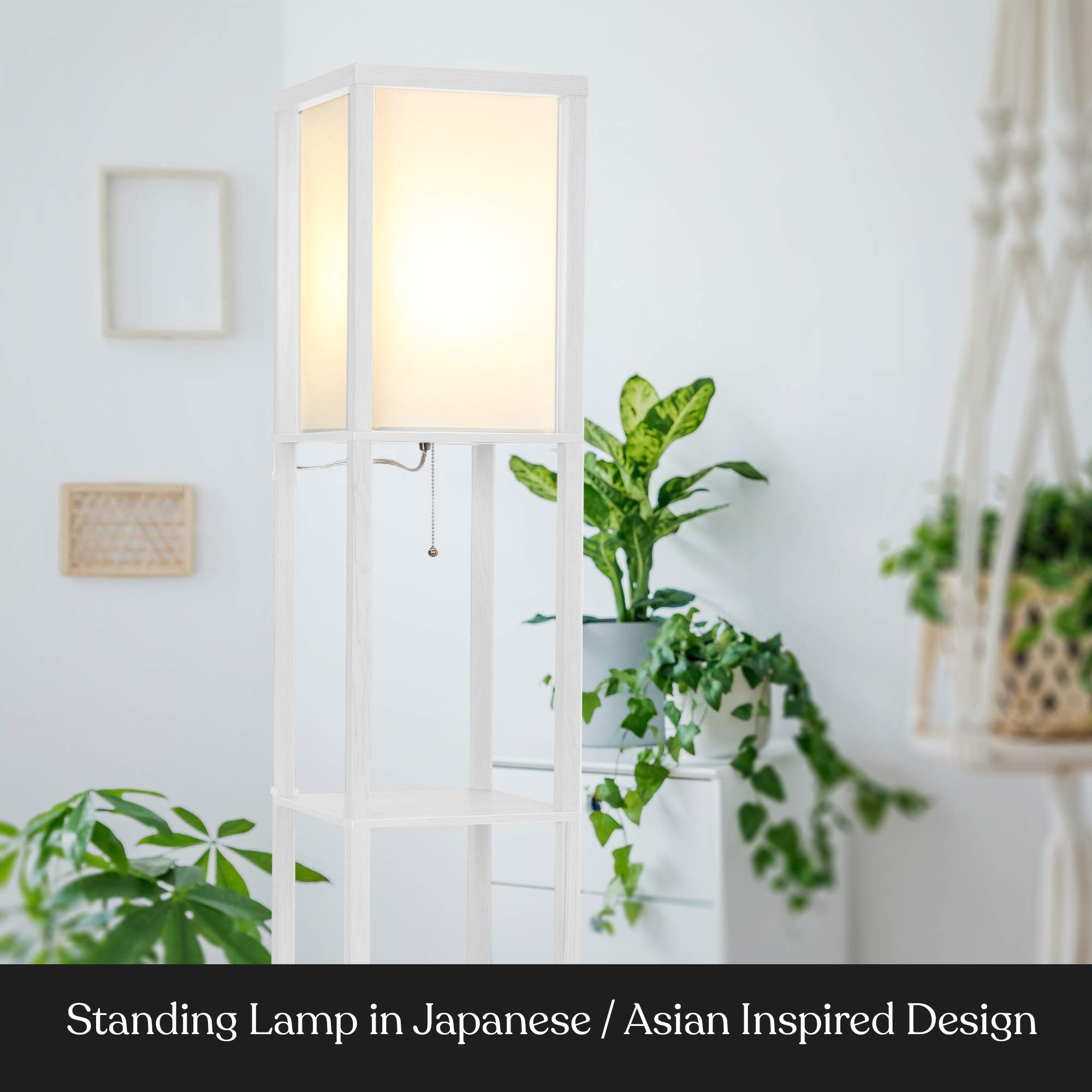 White finish and clean lines blend with modern, Japandi, or traditional decor.